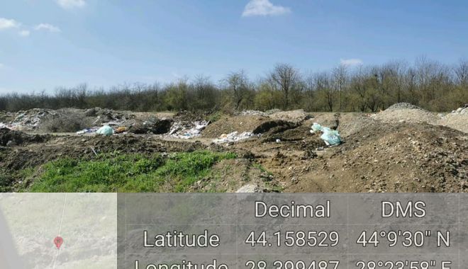 Groapă de deşeuri lângă situl Natura 2000 Fântâniţa Murfatlar
