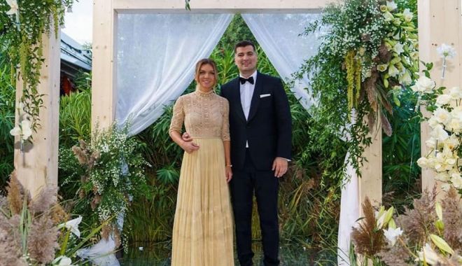 Galerie Foto/ Imagini senzaţionale de la cununia civilă a Simonei Halep cu Toni Iuruc