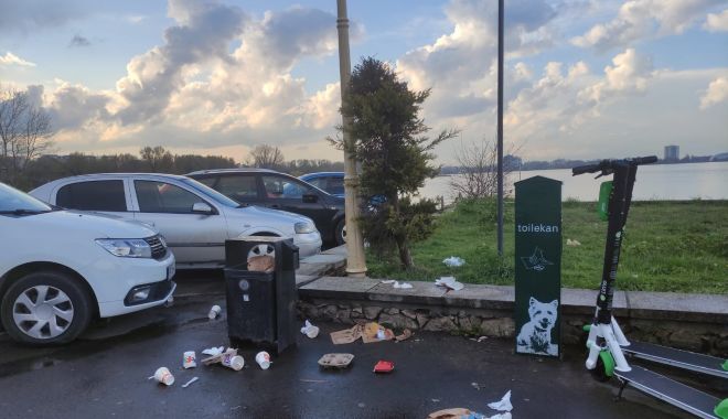 Imagini revoltătoare de pe malul Lacului Tăbăcărie. “Strada nu este coşul nostru de gunoi!”