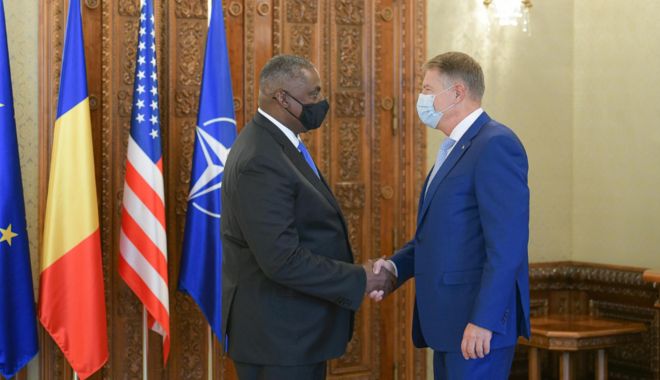 Klaus Iohannis l-a primit la Cotroceni pe șeful Pentagonului. Mesajul SUA pentru România