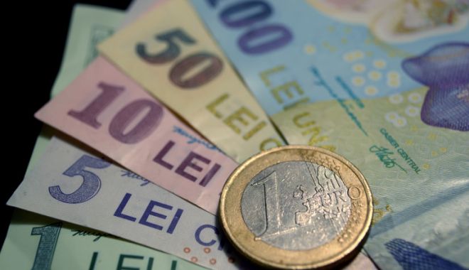Cursul de schimb euro – leu a atins un nou nivel record