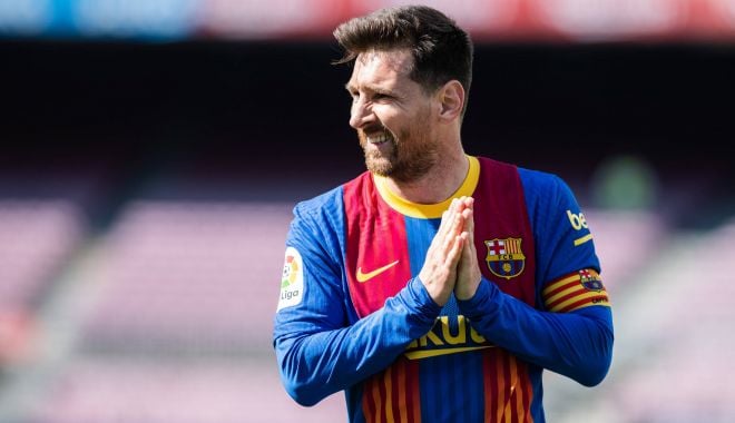 Lacrimi de emoţie pentru starul argentinian Lionel Messi