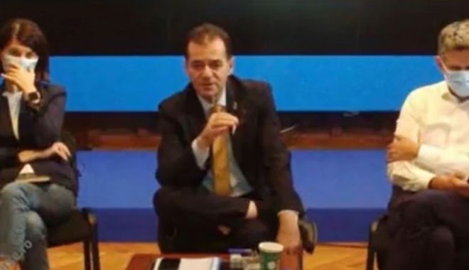 Ludovic Orban surprins fumând la ședință, în timp ce colegii lui purtau mască de protecție