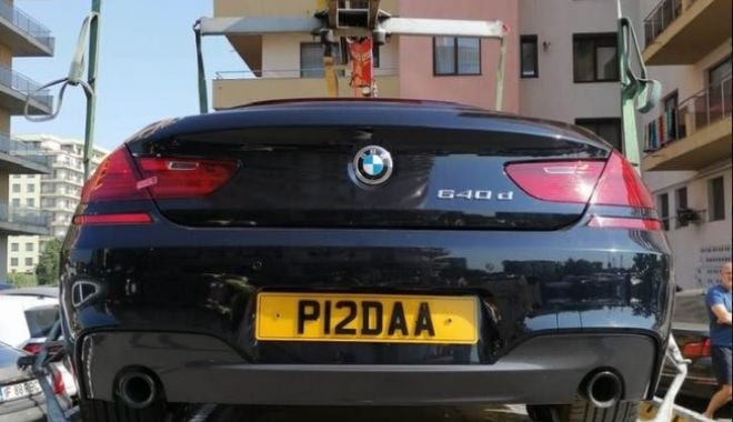 AMENDĂ pentru PLĂCUȚA DE ÎNMATRICULARE CU OBSCENITĂȚI!