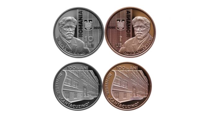 BNR a lansat o nouă emisiune numismatică cu tema: 100 de ani de la înfiinţarea Institutului Cantacuzino