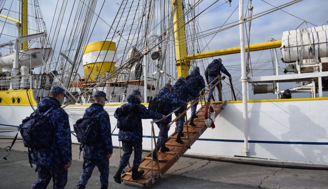 Nava-școală „Mircea”, marș de instrucție între Mangalia și Sulina