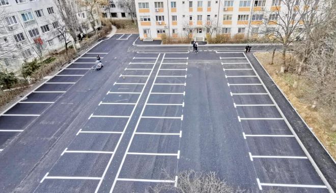 O nouă parcare în Constanţa, pe strada Badea Cârţan