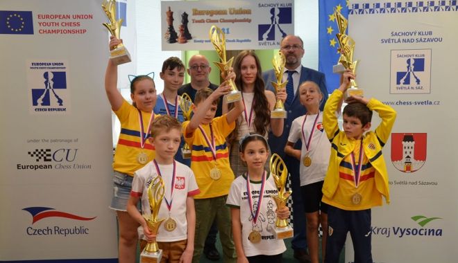 Şah / Turneu în Cehia. Juniori români, campioni ai Uniunii Europene