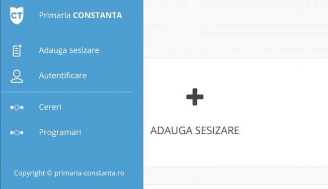 Platforma online pentru sesizări, la Primăria Constanţa