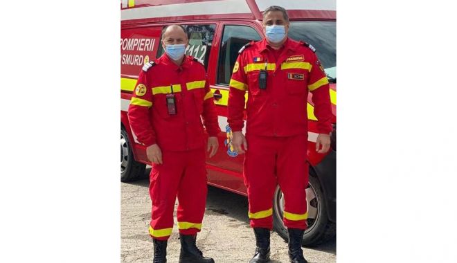 Doi pompieri de la Stația Midia, salvatori în timpul liber, la un accident rutier din Năvodari