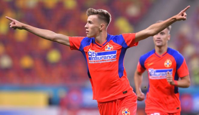 FCSB – Gaz Metan 2-1. Octavian Popescu i-a salvat pe roș-albaștri înaintea derby-ului cu Rapid