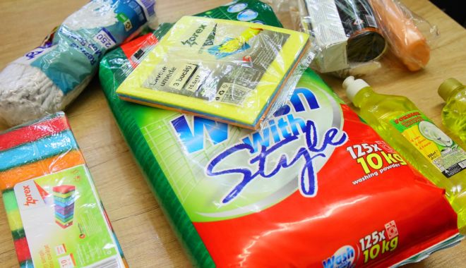Produse de igienă personală, distribuite în Campusul „Henri Coandă”