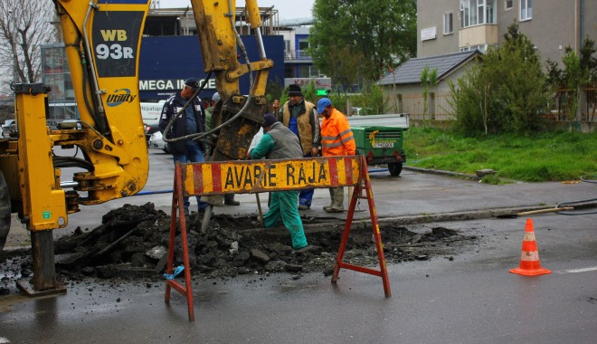 AVARIE RAJA, în zona podului rutier Ovidiu