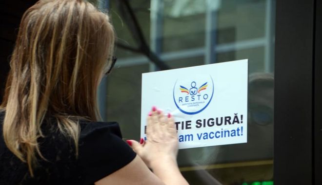 Asociaţia patronală RESTO a lansat campania „Locaţie sigură, noi ne-am vaccinat!”