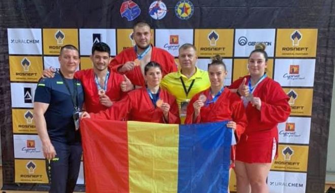 Sambo / Tricolorii, pe podiumul Campionatelor Europene de seniori de la Limassol