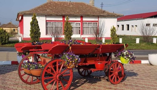 Parcul din comuna Saraiu, îmbrăcat în „straie” de sărbătoare