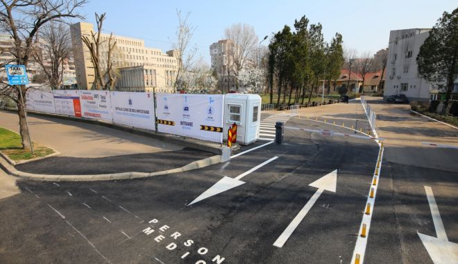 Spital modular în curtea Spitalului de Boli Infecţioase Constanţa