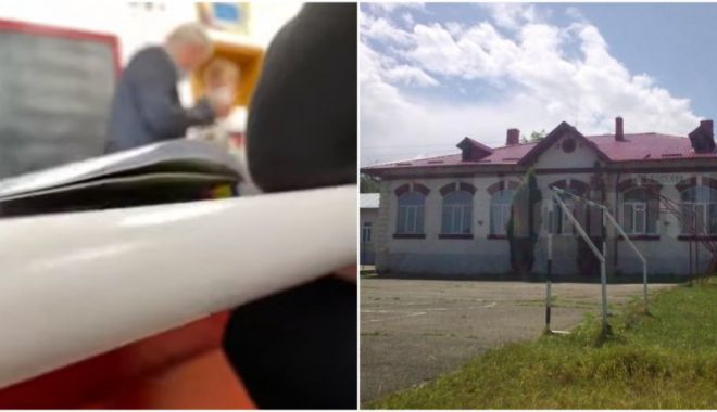 Un profesor din Suceava a fost filmat în timp ce pălmuiește un elev în fața clasei