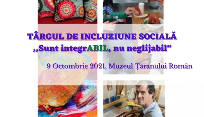 Târgul de incluziune socială își deschide porțile pe 9 octombrie