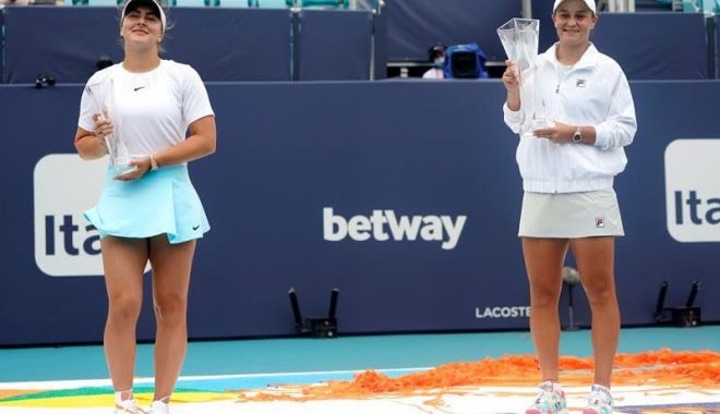 Tenis / Bianca Andreescu, abandon în finala turneului WTA de la Miami