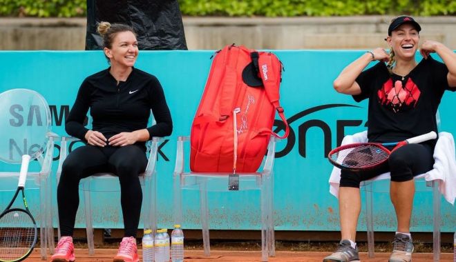 Tenis / Simona Halep o înfruntă pe Angelique Kerber în turneul de la Roma