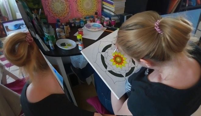 Terapie prin artă şi mandala, la Constanţa