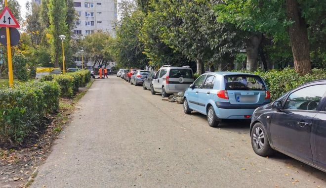 Trafic restricţionat pe o stradă din centrul Constanţei
