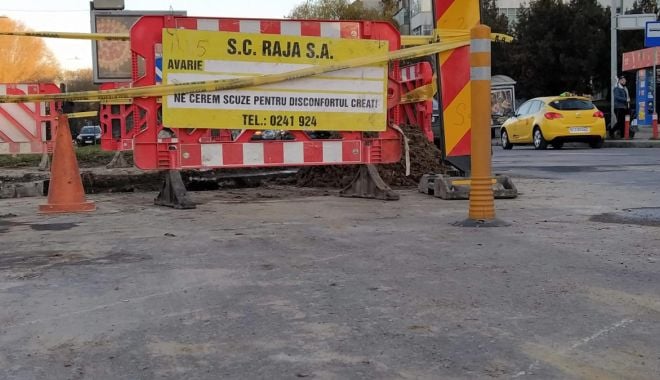 Trafic îngreunat pe b-dul Tomis