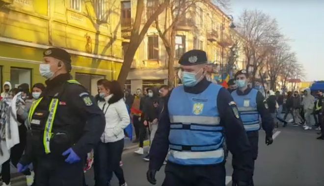 VIDEO. A treia zi de proteste, la Constanța