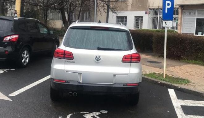 Maşinile care ocupă locurile pentru persoanele cu dizabilităţi, ridicate de Poliţia Locală Constanţa