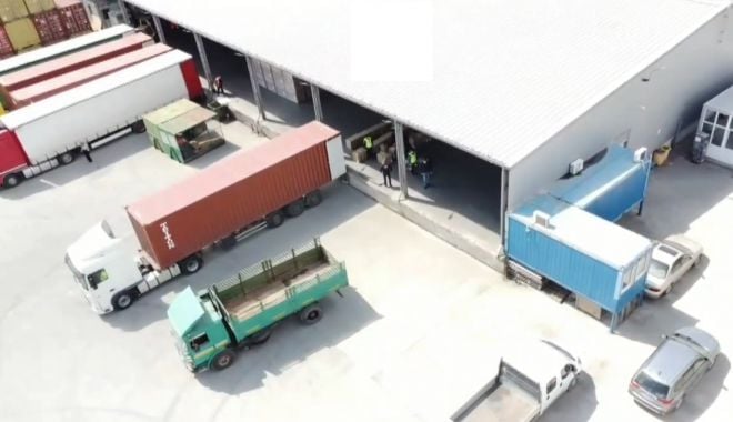 VIDEO. Container cu ţigări nedeclarate, descoperit în Portul Constanţa