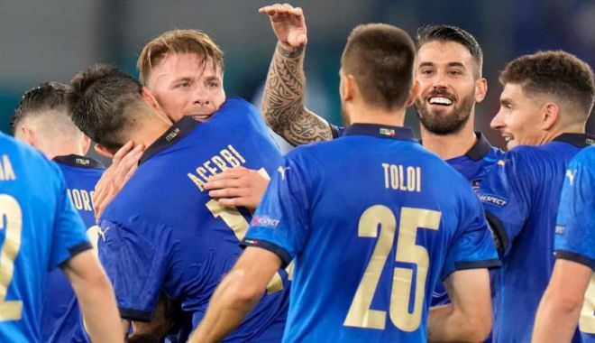 Fotbal, EURO 2020 / Italia, prima echipă calificată în optimi. Rusia, balon de oxigen