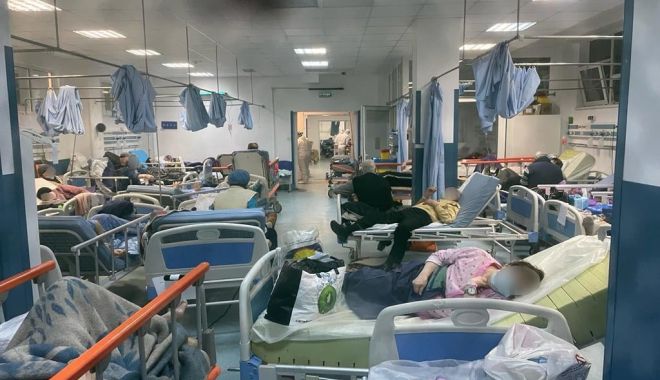 Imagine de groază din Spitalul Judeţean Constanţa. zeci de pacienţi cu COVID, în stare gravă