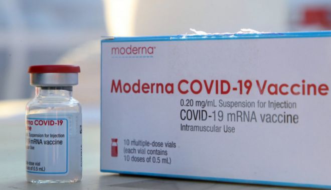 128.400 doze de vaccin Moderna ajung vineri în țară