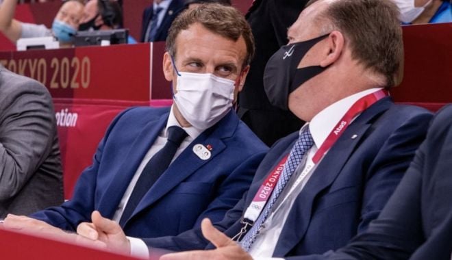 Marius Vizer, vizită neașteptată din partea lui Emmanuel Macron