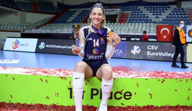 Volei / Alexia Căruţaşu, MVP-ul finalei Cupei Challenge