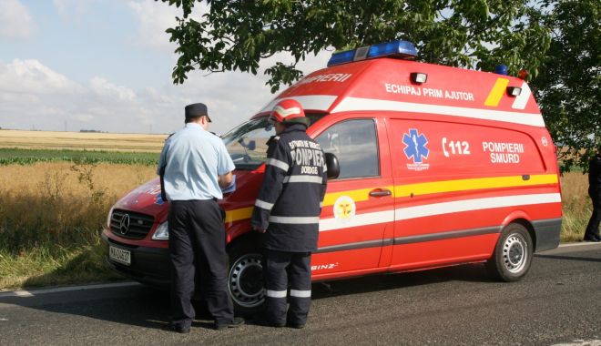 ACCIDENT DE MUNCĂ: unui bărbat i-a trecut MAȘINA DE GUNOI peste picior!