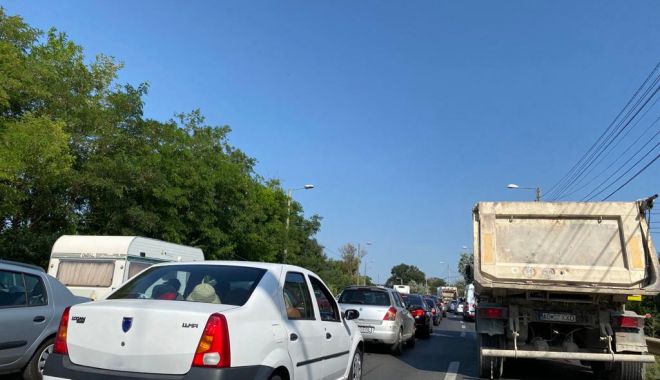 Trafic aglomerat în sudul litoralului
