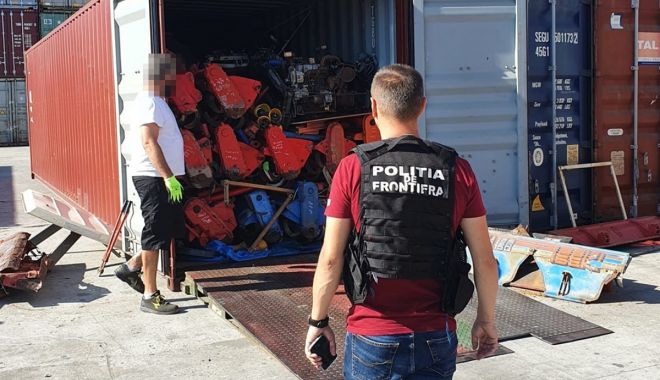 Container cu 9 tone de deșeuri aduse din Japonia, descoperit în Portul Constanţa Sud Agigea